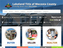 Tablet Screenshot of lakelandtitleco.com